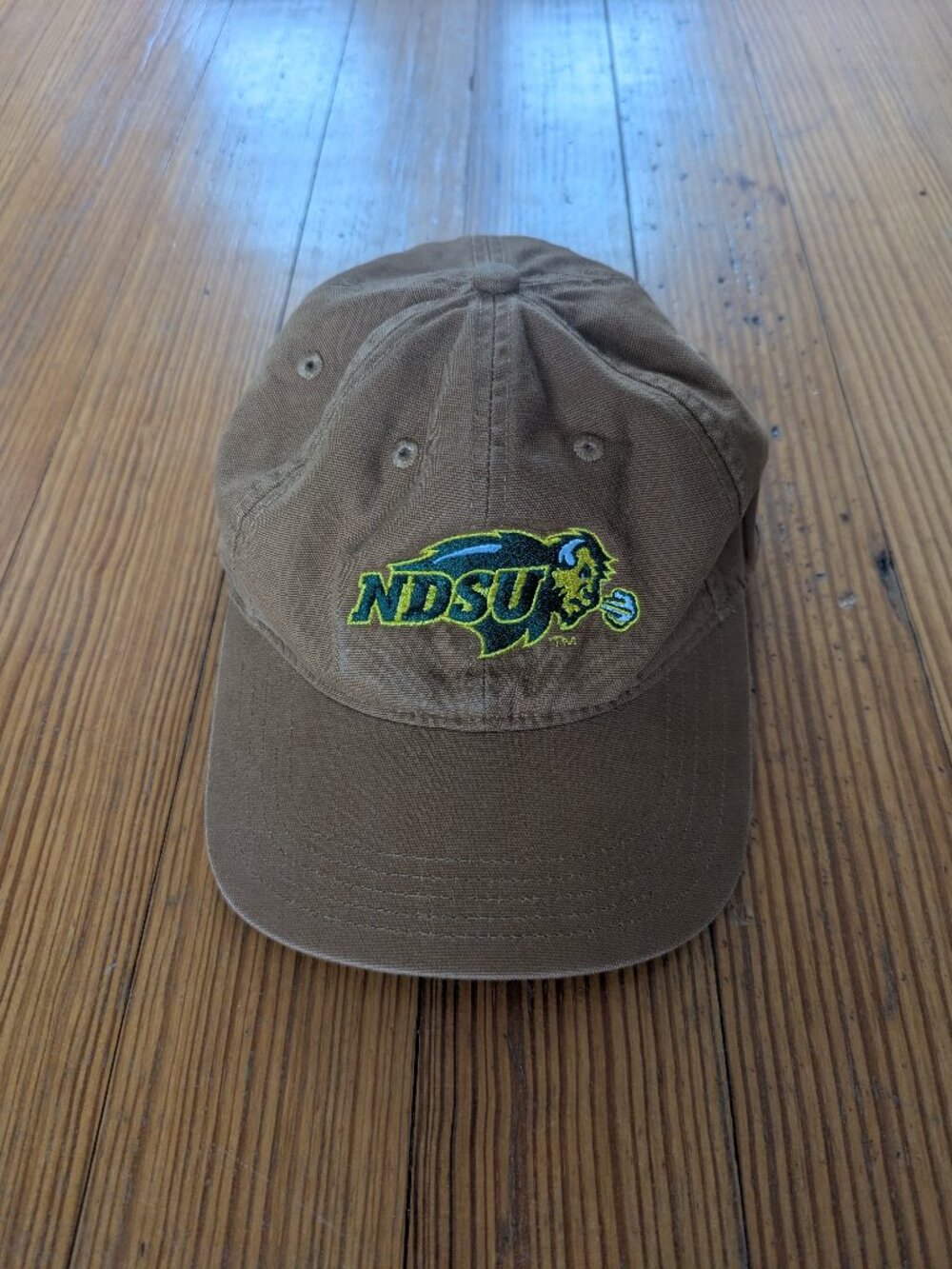 Carhartt NDSU Bison Canvas Hat Cap Mens Strapback Brown North Dakota State